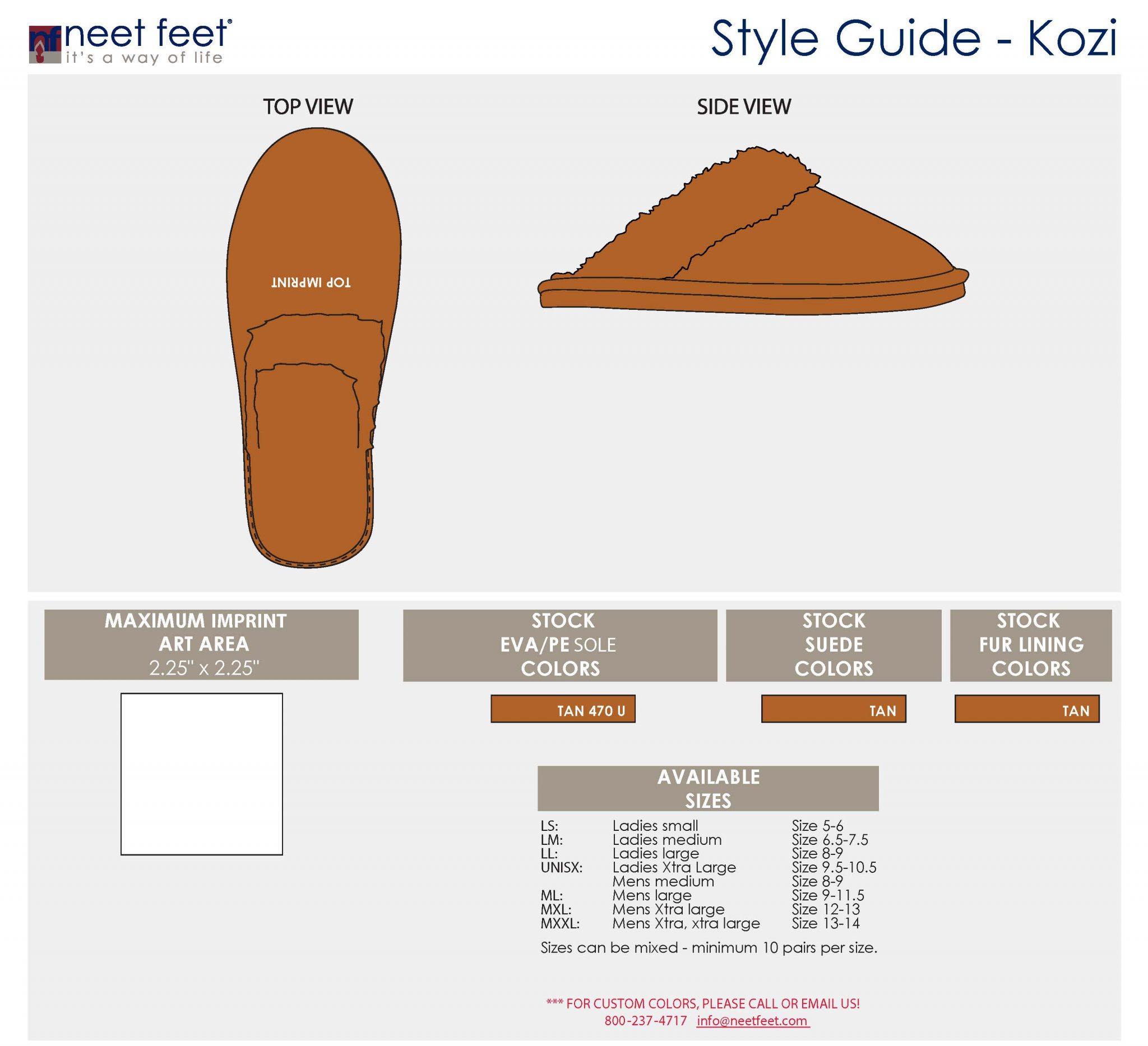 Kozi Slippers Style Guide